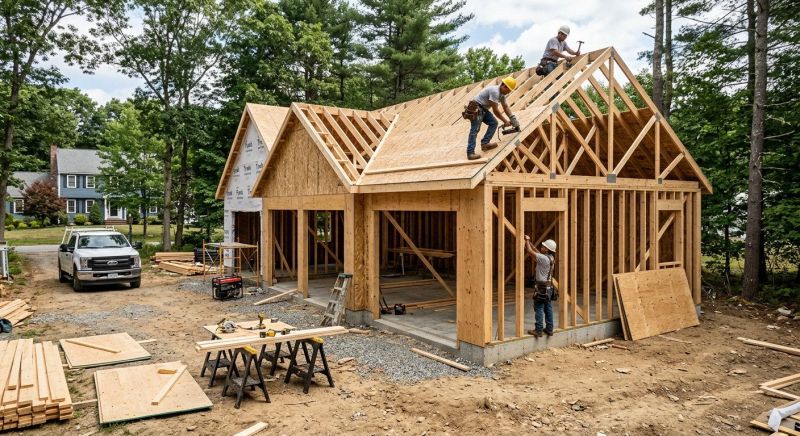 Wood Garage Installation in Summerville, SC