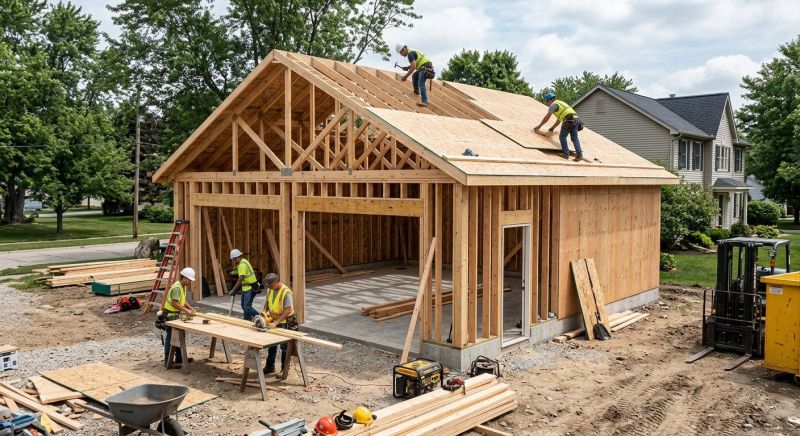 Detached Garage Construction in North Charleston, SC