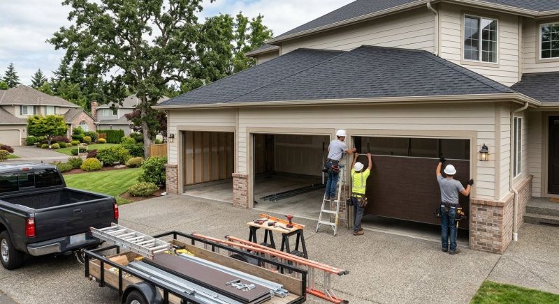 Wood Garage Installation in North Charleston, SC