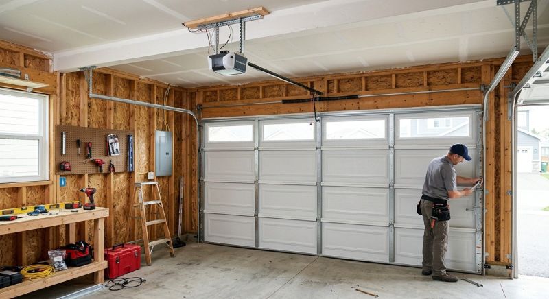Wood Garage Installation in Houston, TX